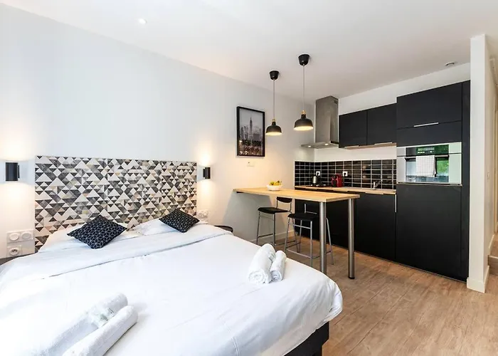 T1 Bis - Esprit New York - Wifi Fibre - Lit Double Apartment Grenoble